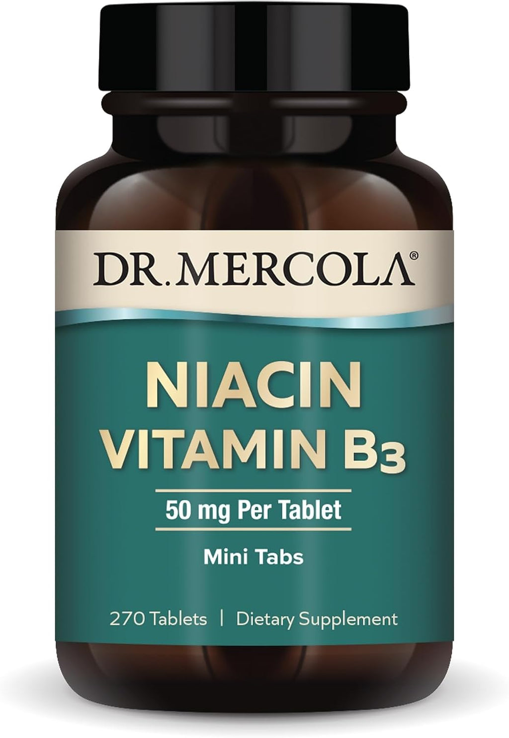 Dr. Mercola Niacina Vitamina B3, 270 Comprimidos
