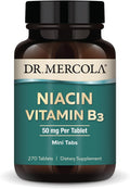 Dr. Mercola Niacina Vitamina B3, 270 Comprimidos