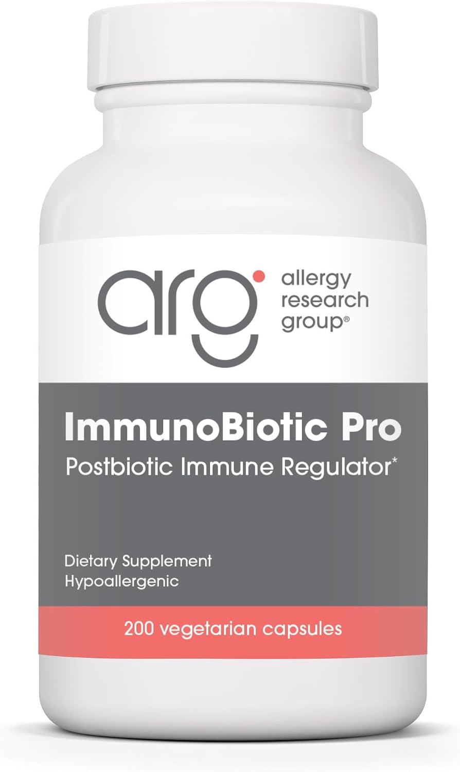 Allergy Research Group ImmunoBiotic Pro - Apoyo Inmunitario y Barrera Intestinal - 200 Cápsulas