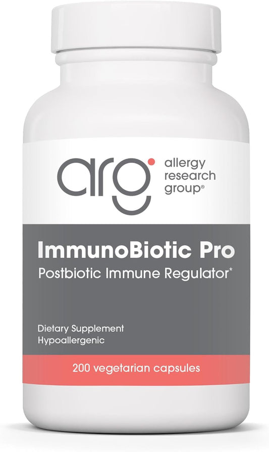 Allergy Research Group ImmunoBiotic Pro - Apoyo Inmunitario y Barrera Intestinal - 200 Cápsulas