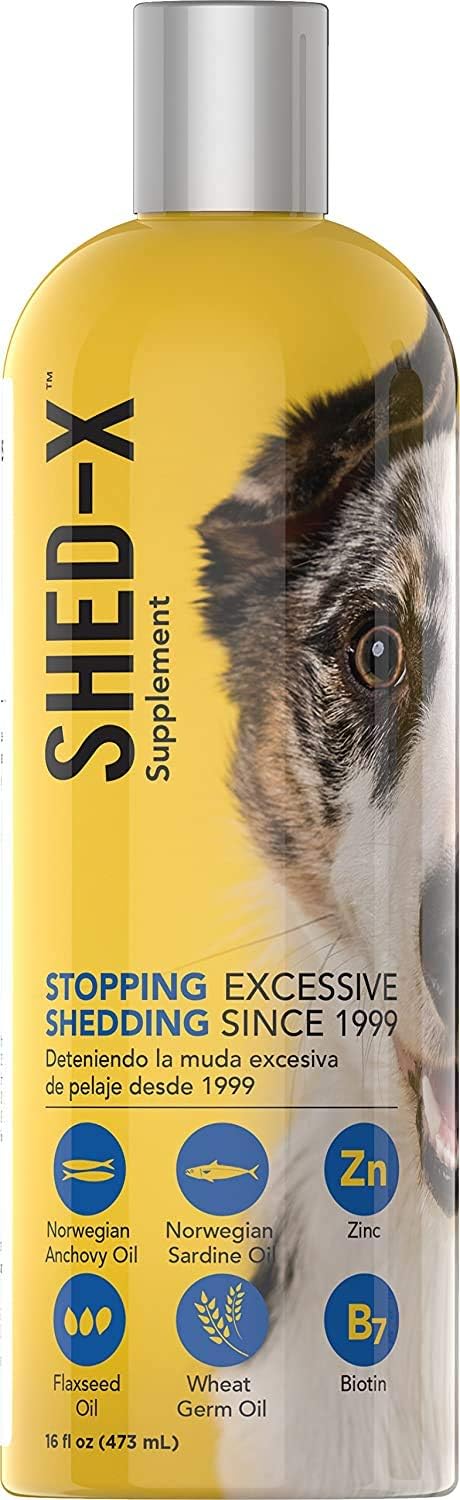 Shed-X Complemento Líquido para Perros 473ml (16oz) – Control de Muda y Salud del Pelaje