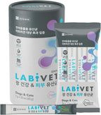 Labivet Probióticos para Perros y Gatos, Salud Digestiva y Piel, Polvo, 30 sobres