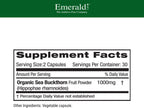 EMERALD LABS Sea Buckthorn - Suplemento Dietético con Vitaminas C, E y Omega 7 - 60 Cápsulas Vegetales (30 días)