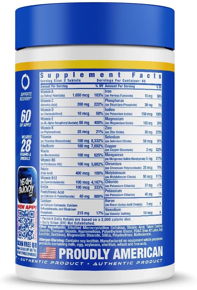 Ronnie Coleman Signature Series Vita XS Multivitamin - 120 comprimidos