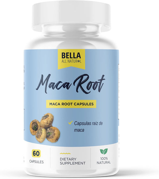 Bella All Natural Raíz de Maca - 60 Cápsulas