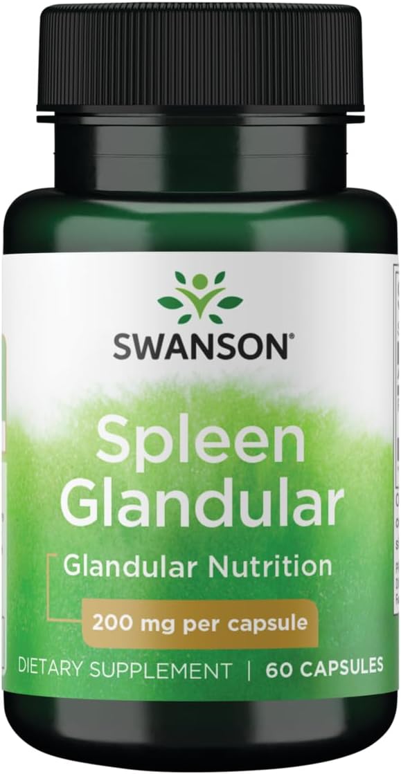 Swanson Bazo Crudo Glandular 200 mg 60 Cápsulas