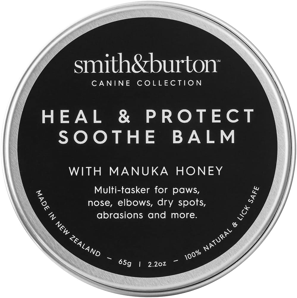smith&burton Heal & Protect Soothe Balm - Bálsamo natural para perros y gatos con Miel de Manuka, 62 g