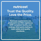 Nutricost Calcio con Vitamina D, 1200 mg Calcio + 50 mcg Vitamina D, 240 Comprimidos