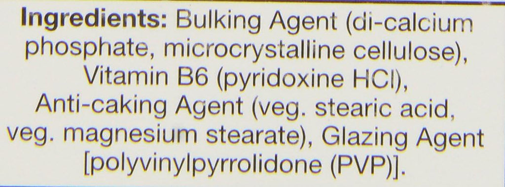 HealthAid Vitamina B6 (Piridoxina HCl) 10mg - 100 Comprimidos