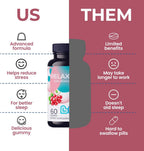LIVS Relax Plus Gummies – Gominolas de apoyo para el estrés y la calma (60 unidades)