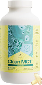 LevelUp Aceite MCT C8 en Cápsulas - 100% Caprílico Puro (280 Cápsulas)