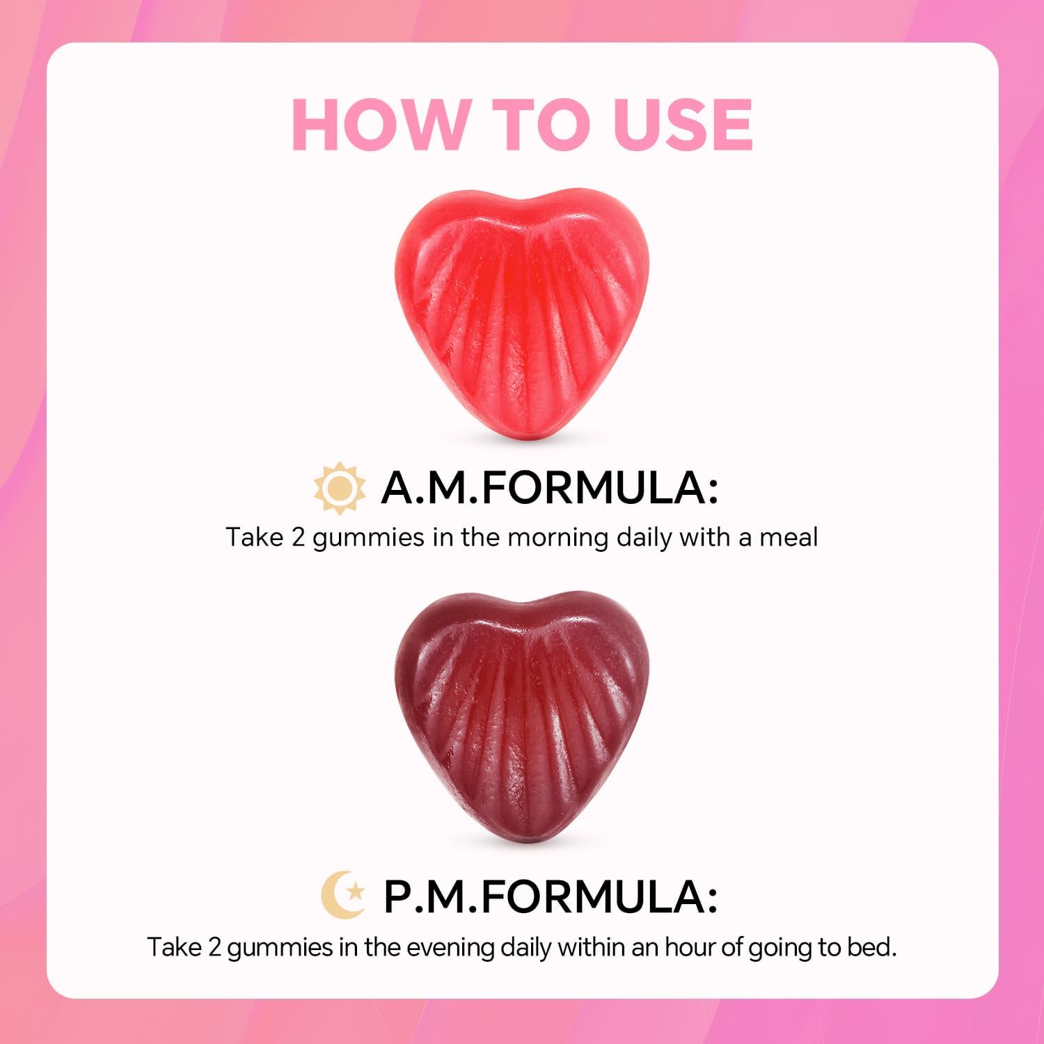 VEETAGYO Multivitamínico para Mujeres AM y PM - Sin Melatonina, con Calcio de Algas, Omega-3, Vitamina D3K2, Magnesio - Sin Azúcar, Vegano, 120 Gomitas