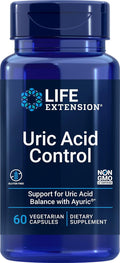 Life Extension Control de Ácido Úrico, 60 Cápsulas Vegetales