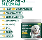 PetriMins 23-in-1 Multivitamínico para Perros con Glucosamina y Omega-3 – 90 Golosinas Sabor Pollo