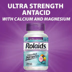Rolaids Ultra Strength Comprimidos Masticables Sabor Fruta Variada – 144 Comprimidos (Paquete de 2)
