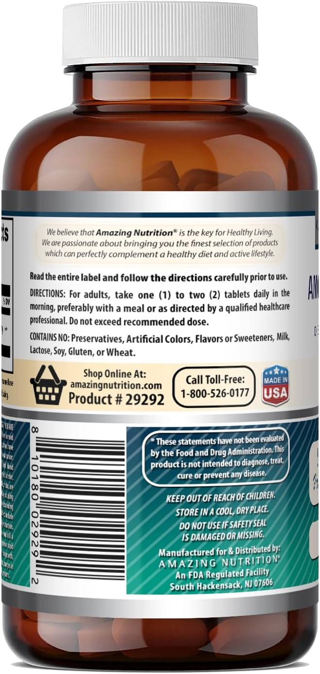 Amazing Formulas DHEA 50 mg – 120 Comprimidos