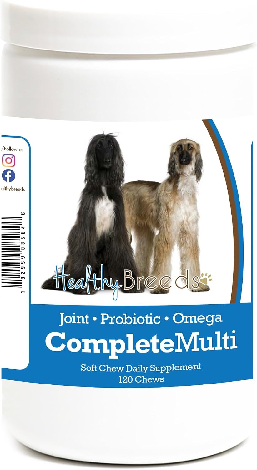 Healthy Breeds Bull Terrier Multivitamínico Todo en Uno Masticable 120 uds