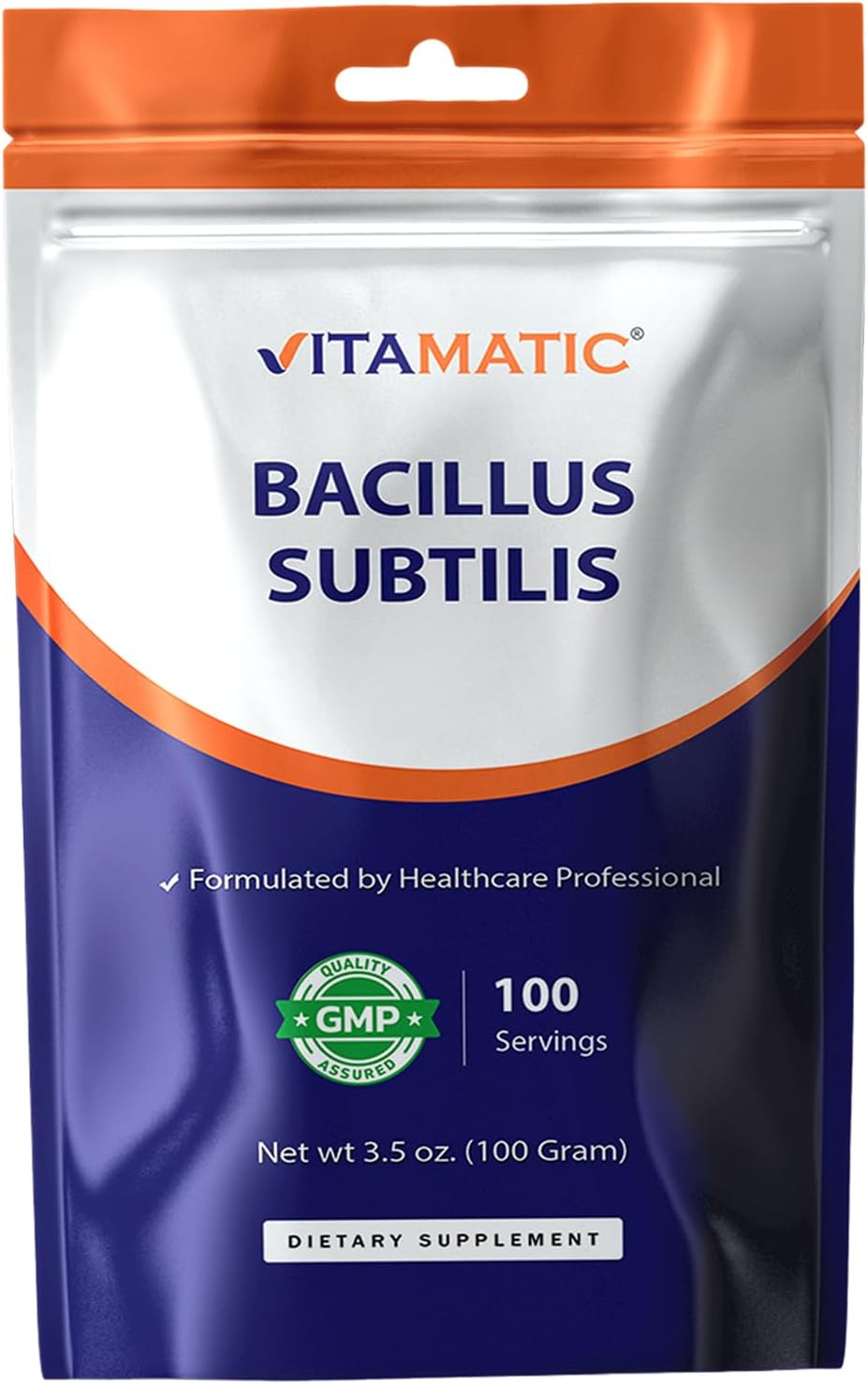 Vitamatic Bacillus Subtilis Probiótico en Polvo - 100g - 100 Porciones