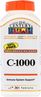 21st Century Vitamina C 1000 mg Liberación Prolongada 110 Comprimidos