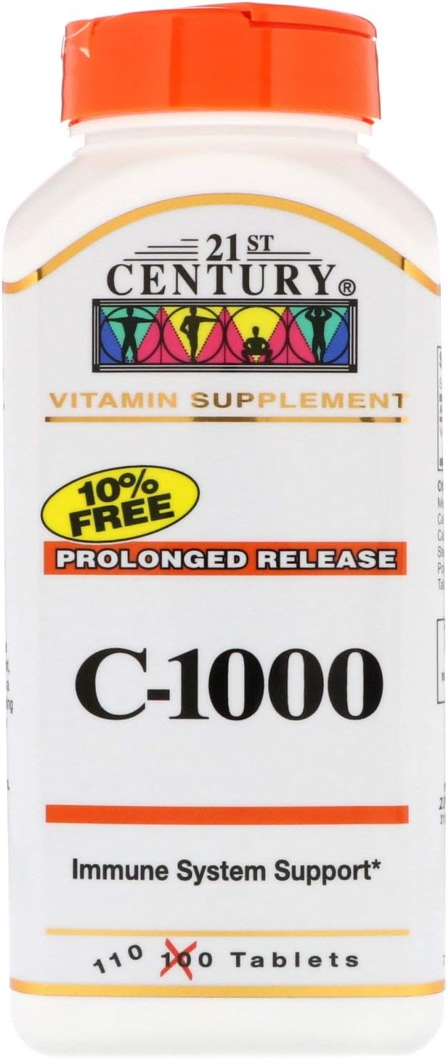 21st Century Vitamina C 1000 mg Liberación Prolongada 110 Comprimidos