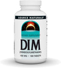 Source Naturals DIM, Diindolylmethane 100 mg con BioPerine y Vitamina E - 180 Comprimidos