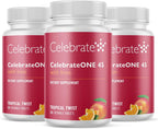 CelebrateONE 45 Multivitamínico Bariátrico con Hierro, Masticable Sabor Cereza, 90 Comprimidos (3 Meses)