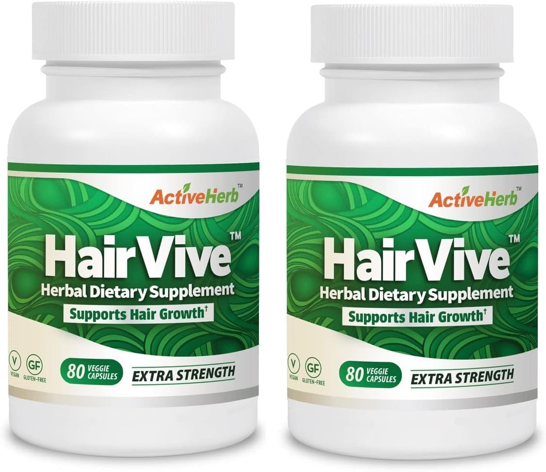 HairVive Capsules 80 Veggie Capsules - Pack of 2