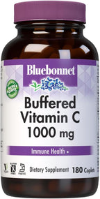 Bluebonnet Vitamina C Tamponada 1000 mg, 180 Caplets