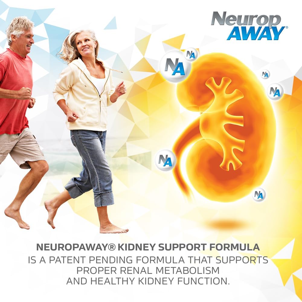 NeuropAWAY Fórmula de Apoyo Renal con Agmatina Sulfato, L-Arginina, L-Ornitina, L-Citrulina - 90 Cápsulas