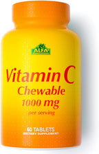 ALFA VITAMINS Vitamina C Masticable 1000 mg – 60 Comprimidos