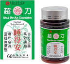 Shui De an Cápsulas - Complemento Herbal (60 cápsulas, 2 envases)