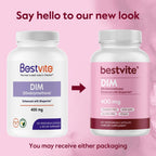 BESTVITE DIM (Diindolilmetano) 400mg con Bioperine - 120 Cápsulas Vegetales