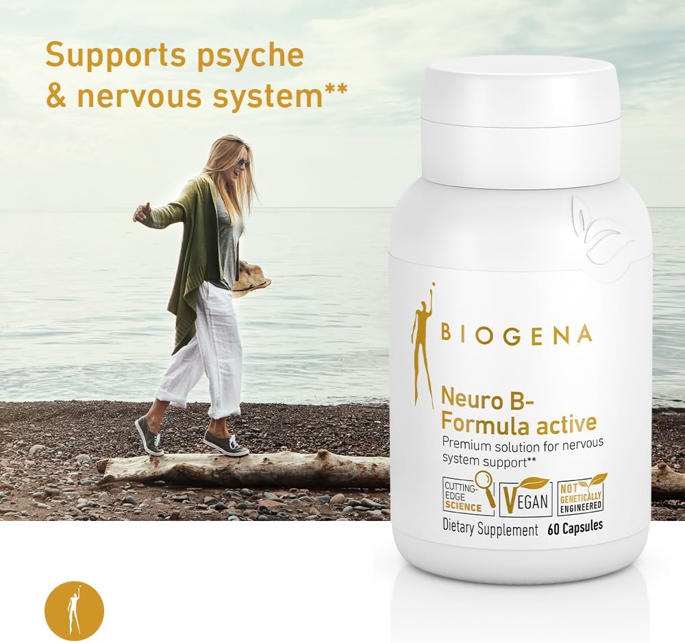 Biogena Vitamin B Complex – Neuro B-Formula Active Gold (60 cápsulas)