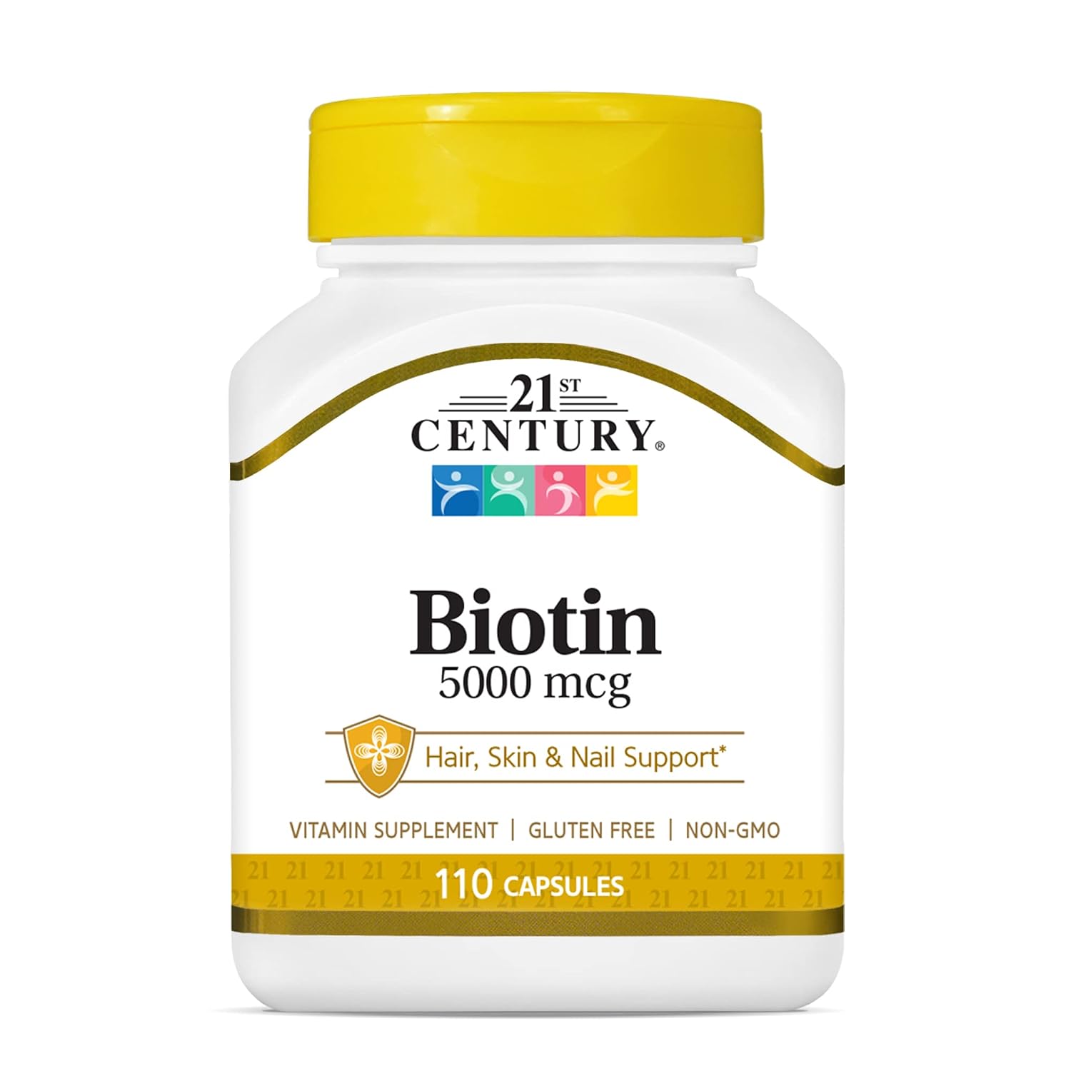 21st Century Biotin, 5,000 mcg, 110 Cápsulas