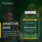 Harmony Nutraceuticals Bilva Supreme - Suplemento Ayurvédico para la Digestión con Jengibre - 120 Cápsulas Veganas