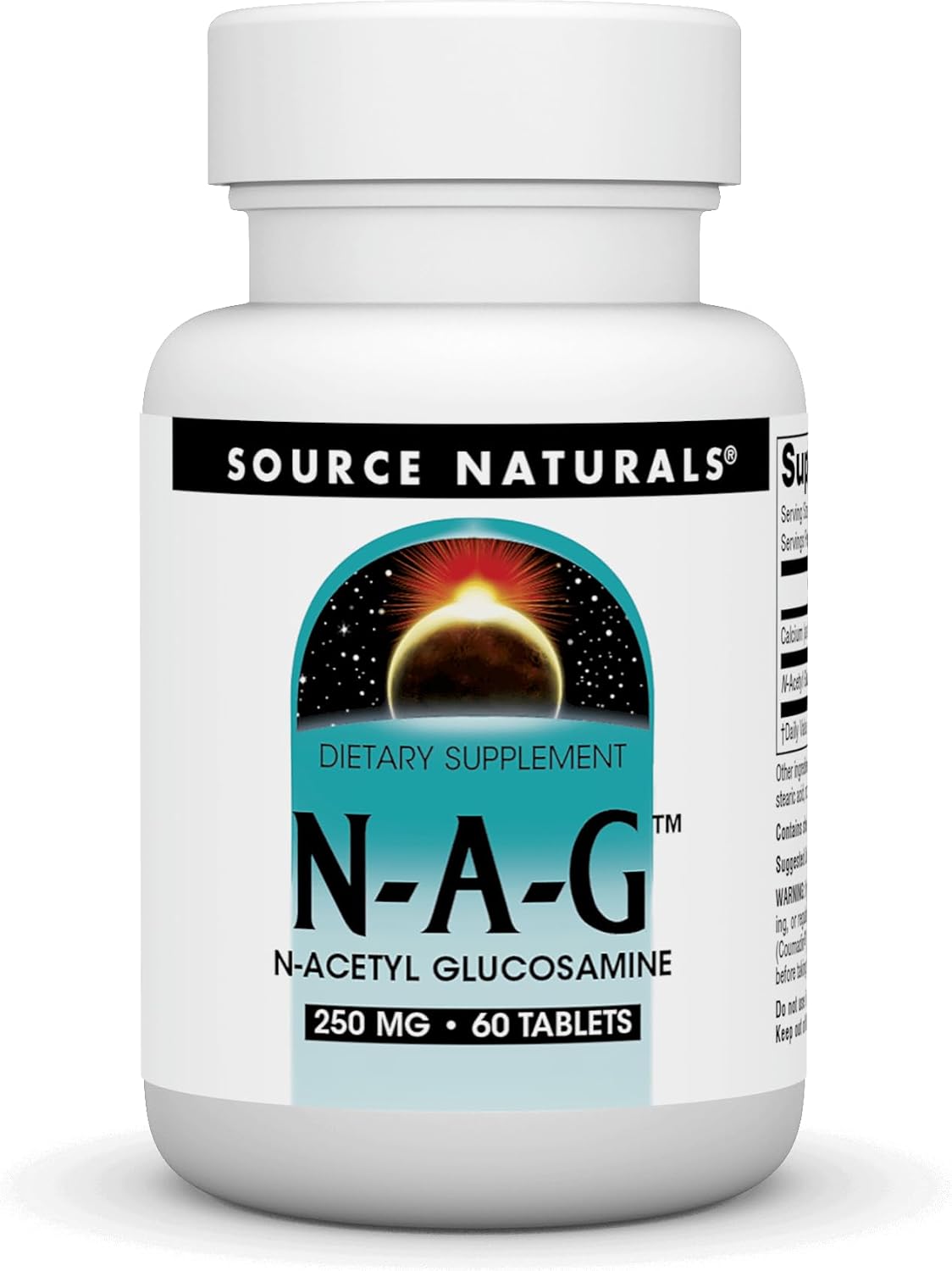 Source Naturals N-A-G N-Acetil Glucosamina 250 mg – 60 Tabletas
