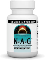 Source Naturals N-A-G 250 mg – N-Acetilglucosamina para Apoyo Articular e Intestinal – 120 Comprimidos