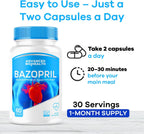 Bazopril Cápsulas - Pack de 2 (120 Cápsulas) - Fórmula Avanzada para el Equilibrio Sanguíneo