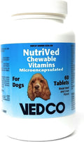 Vedco NutriVed Multivitamínicos Masticables para Perros, 60 Comprimidos