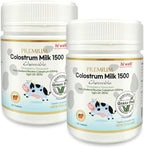 Hi Well Premium Grass-Fed Colostrum 1500 mg, 120 Chewable Tablets (Strawberry Flavored)