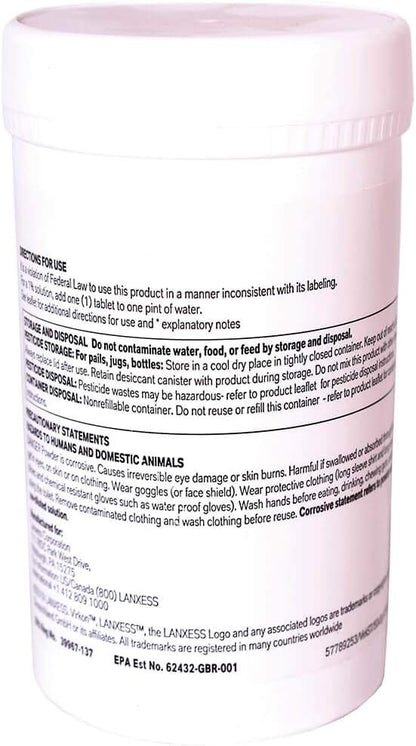 DuPont Virkon S, 50 comprimidos, 9 oz (255 g) – Fácil preparación: disolver el comprimido en agua. – Image 3