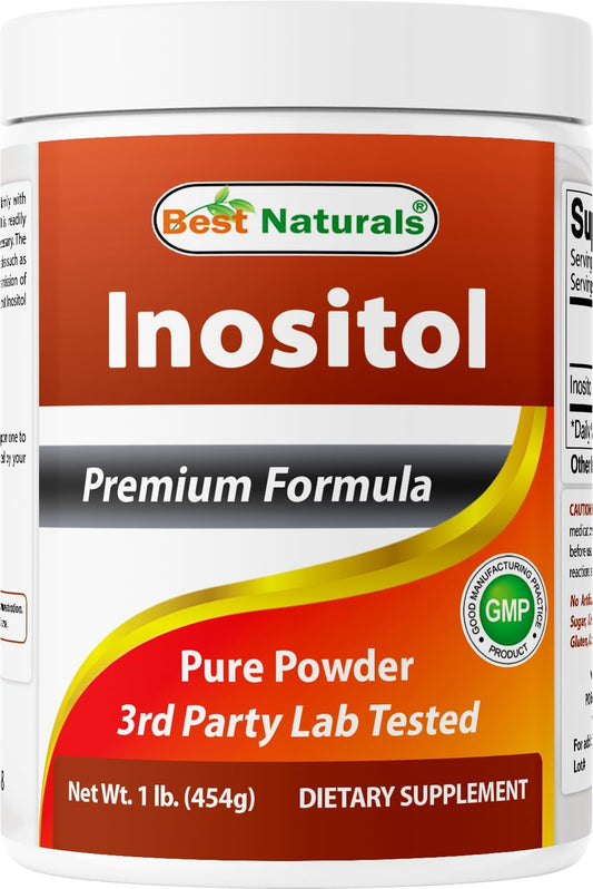 Best Naturals Inositol puro en polvo (vitamina B8), 454 g