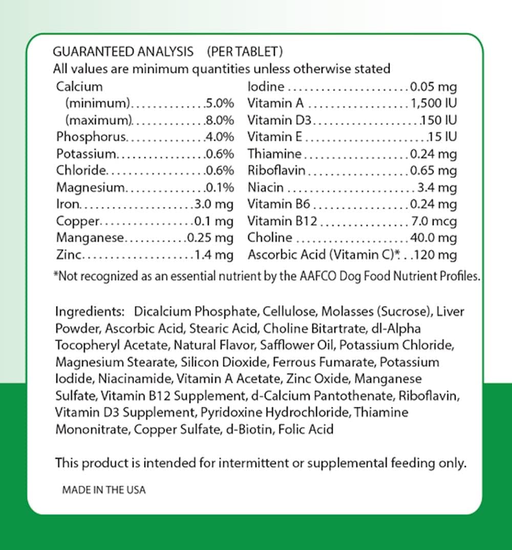 Healthy Breeds Poodle Multi-Tabs Plus – Comprimidos masticables para perros (180 unidades)