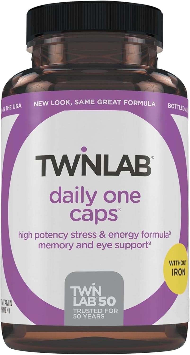 Twinlab Daily One sin hierro y con Florglo, 60 unidades