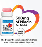 Slo-Niacin Niacina de Liberación Lenta 500 mg - 200 Comprimidos