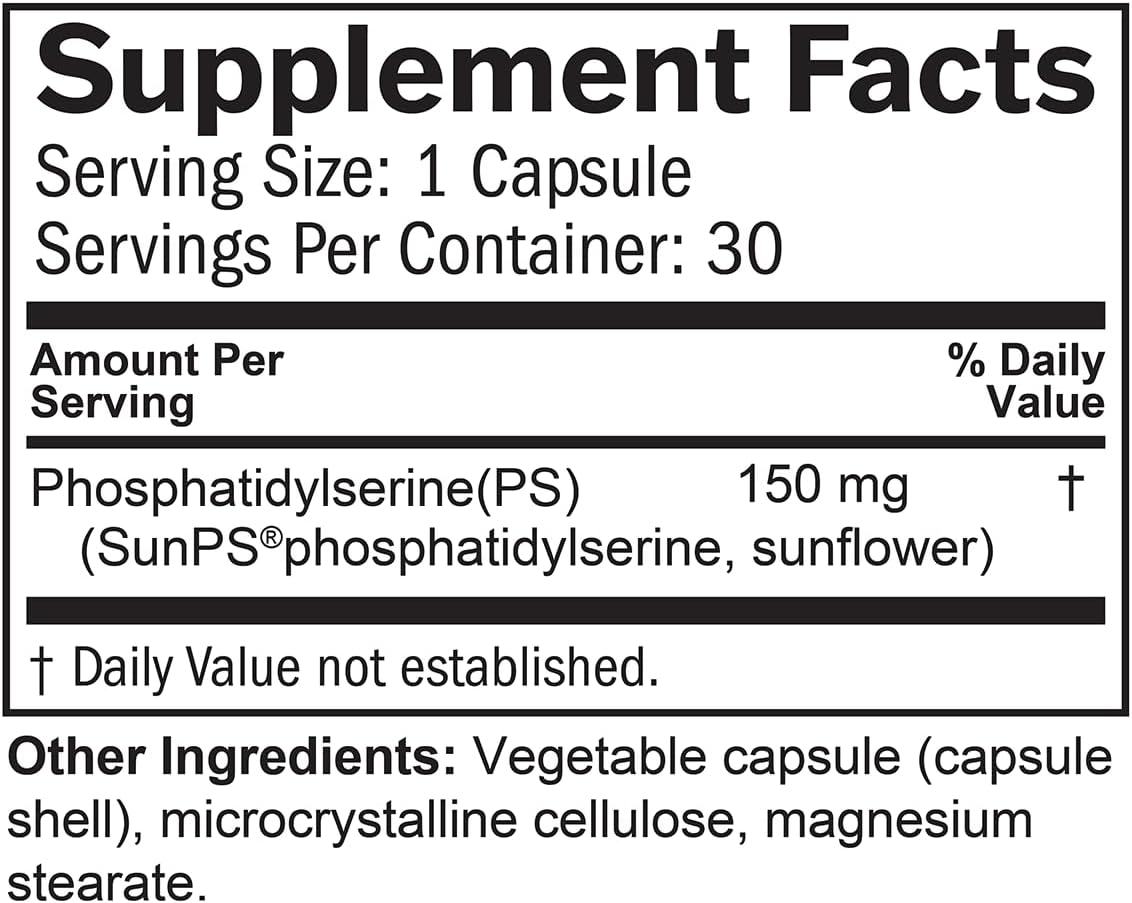 NeuroPS de BRAINMD - 30 Cápsulas - 150 mg de Fosfatidilserina