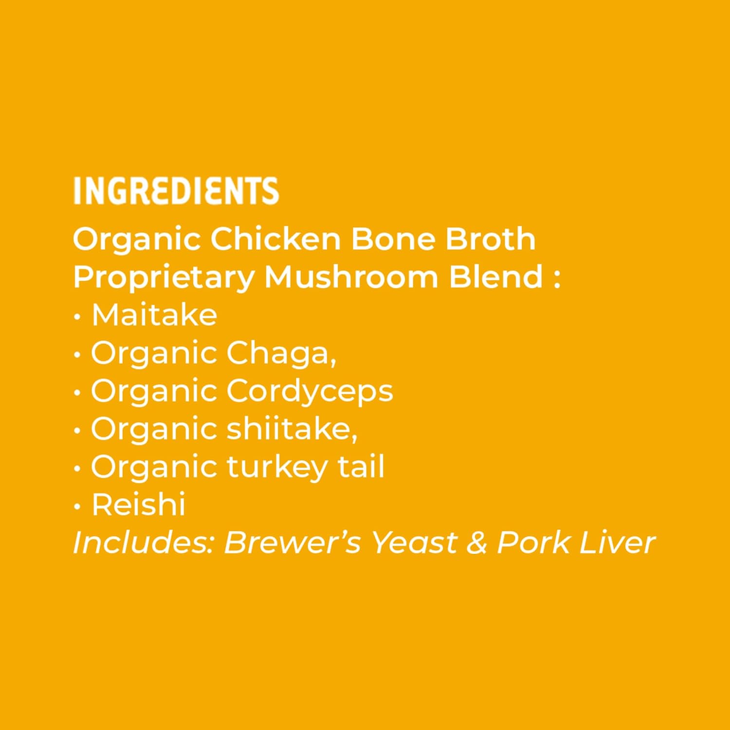 iHeartDogs Turkey Tail Mushroom para Perros - Polvo con Caldo de Huesos y Mezcla de 6 Hongos