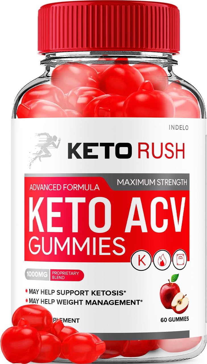 Keto Rush ACV Gummies Avanzadas – 1000mg, 60 Gominolas para la Gestión de Peso