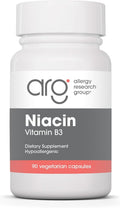 ARG Niacin con Vitamina B3 - 250 mg de Niacina - 90 Cápsulas