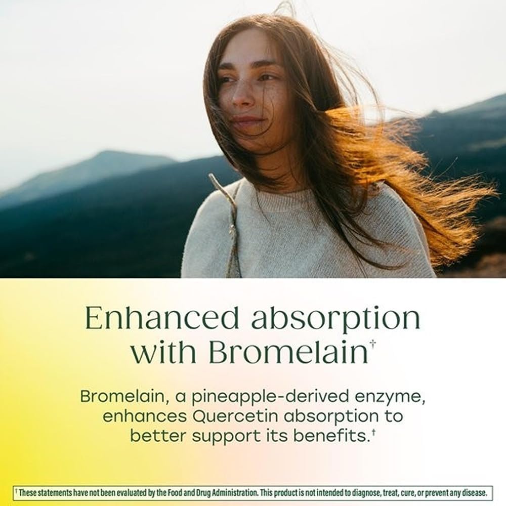 MegaFood Quercetina con Bromelina 500 mg - 60 Cápsulas (30 dosis)